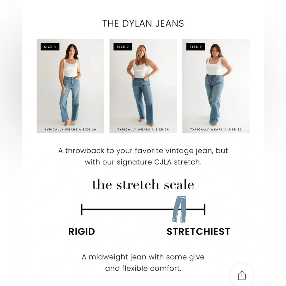 NWT Size 13 CJLA Dylan Jeans - Picture 3 of 4